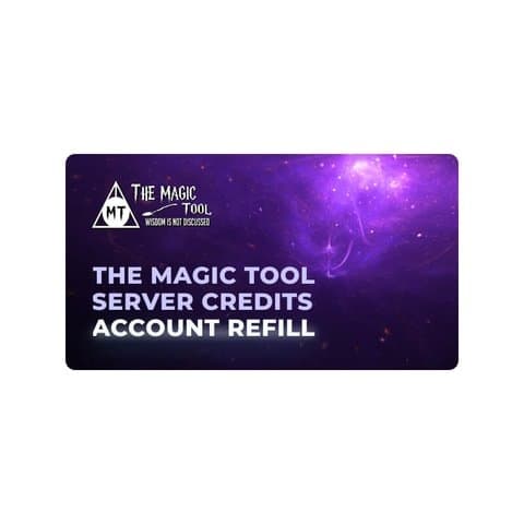Серверные кредиты The Magic Tool (пополнение существующего аккаунта)