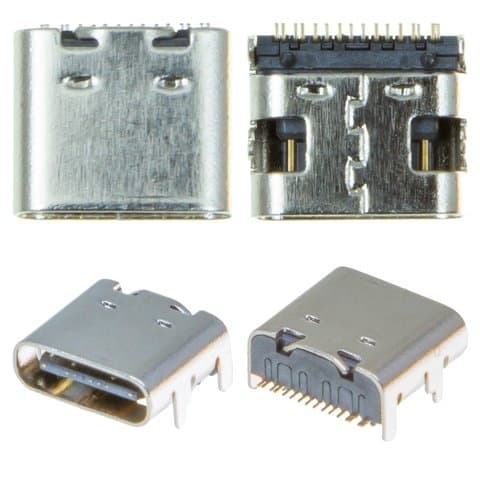 Коннектор зарядки, 12 pin, тип 2, Type-C