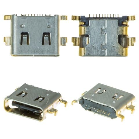 Коннектор зарядки, 10 pin, тип 2, Type-C
