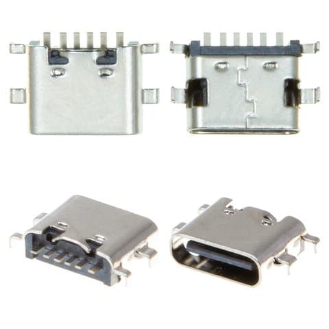 Коннектор зарядки, 6 pin, тип 1, Type-C