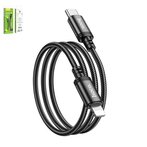 USB-кабель Hoco X89, Type-C на Lightning, 100 см, 20 Вт, чорний