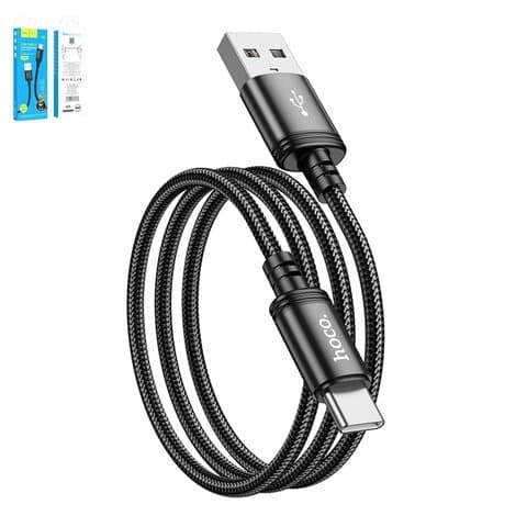 USB-кабель Hoco X89, Type-C, 100 см, 3.0 А, чорний