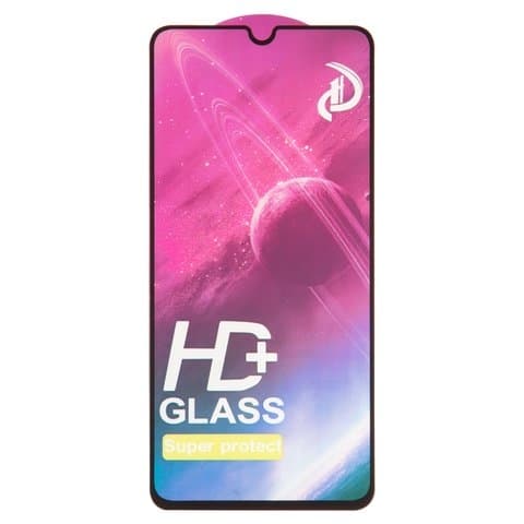 Закаленное защитное стекло Samsung SM-A042 Galaxy A04e, SM-A045 Galaxy A04, SM-A047 Galaxy A04s, совместимо с чехлом, Full Glue (клей по всей площади стекла), черное, HD+