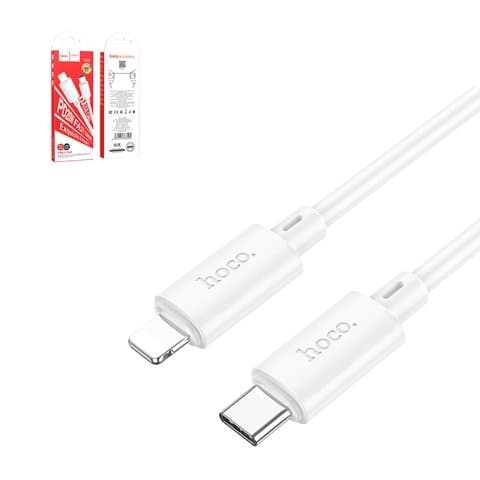 USB-кабель Hoco X88, Type-C на Lightning, 100 см, 20 Вт, белый, #6931474783295