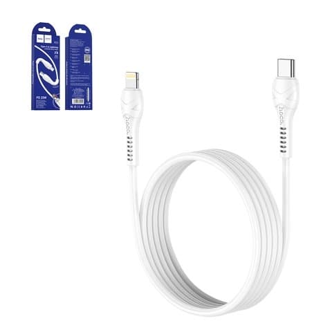 USB-кабель Hoco X55, USB тип-C, Lightning, 100 см, 20 Вт, 3 A, белый, #6931474740144