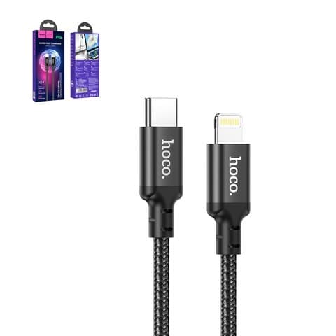 USB-кабель Hoco X14, Type-C на Lightning, Power Delivery (20 Вт), 100 см, чорний