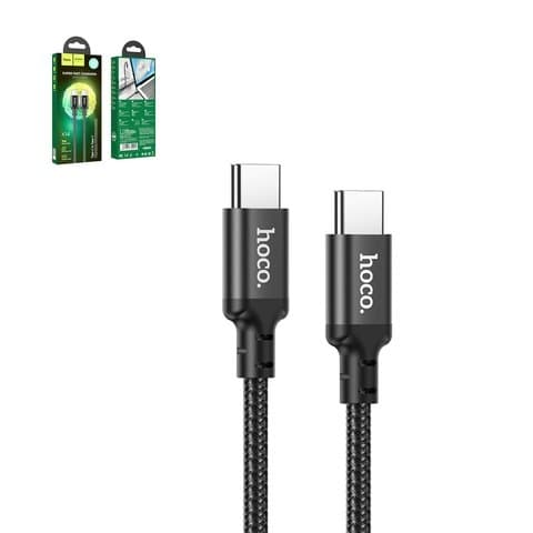 USB-кабель Hoco X14, Type-C на Type-C, Power Delivery (60 Вт), 100 см, чорний