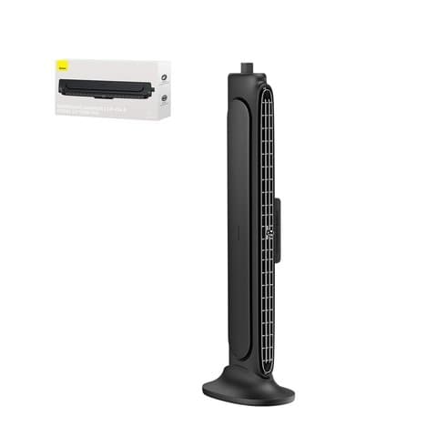 Вентилятор Baseus Refreshing Monitor Clip On & Stand-Up Desk Fan, чорний, c кабелем, с креплением, настольный, для монитора, #ACQS000001