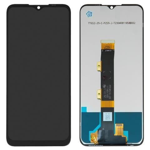 Дисплей Motorola Moto G53, XT2335, черный | с тачскрином | High Copy | дисплейный модуль, экран, монитор