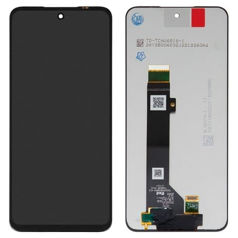 Дисплей Motorola Moto G13, Moto G23, черный | с тачскрином | High Copy | дисплейный модуль, экран, монитор