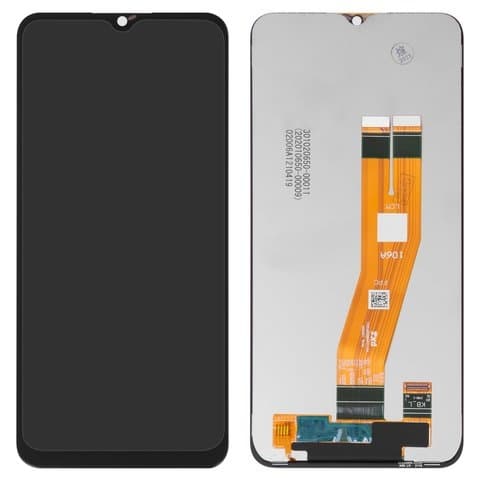 Дисплей Samsung SM-A042 Galaxy A04e, черный | с тачскрином | Original (PRC) | дисплейный модуль, экран, монитор