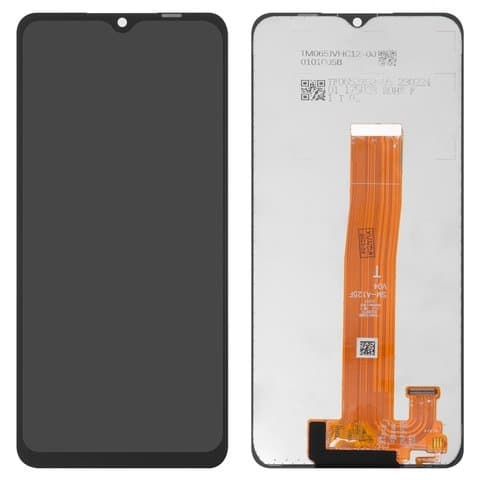 Дисплей Samsung SM-A125 Galaxy A12, чорний | з тачскріном | Original (реновація), A125F V04 1540410367 | дисплейный модуль, экран