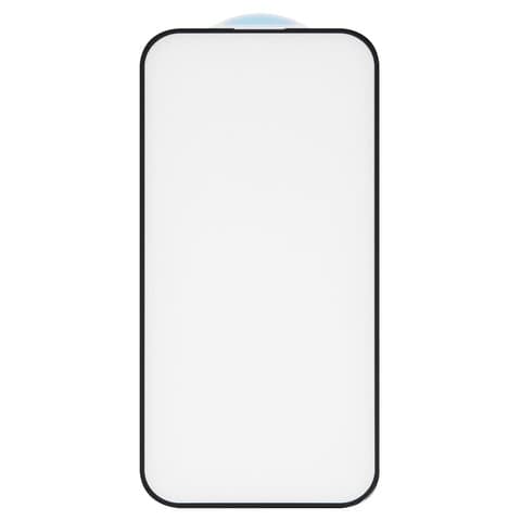 Закаленное защитное стекло Apple iPhone 14 Pro, iPhone 14 Pro Max, черное, Full Glue (клей по всей площади стекла), 6D, совместимо с чехлом