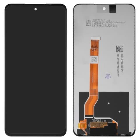 Дисплей Realme C55, RMX3710, черный | с тачскрином | Original (PRC) | дисплейный модуль, экран, монитор