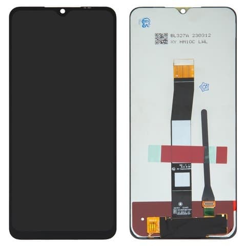 Дисплей Xiaomi Poco C40, Redmi 10C, 220333QPG, 220333QAG, 220333QBI, 220333QNY, 220333QL, черный | с тачскрином | Original (реновация) | дисплейный модуль, экран, монитор