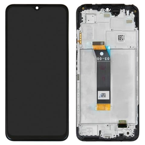 Дисплей Xiaomi Redmi 10 (2022), черный | с тачскрином | с передней панелью | Original (PRC) | дисплейный модуль, экран, монитор