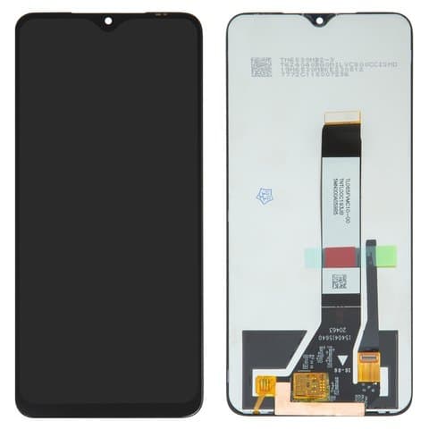 Дисплей Xiaomi Poco M3, M2010J19CG, Redmi 9T, J19S, M2010J19SG, M2010J19SY, черный | с тачскрином | Original (реновация) | дисплейный модуль, экран, монитор
