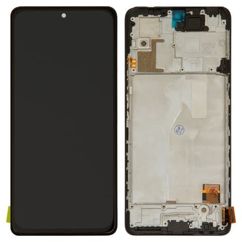 Дисплей Xiaomi Redmi Note 10 Pro, M2101K6G, черный | с тачскрином | с передней панелью | High Copy, OLED, с широким ободком | дисплейный модуль, экран, монитор
