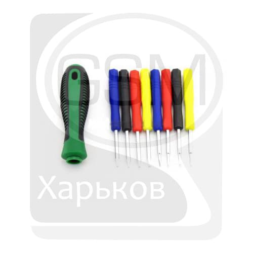 Baku BK-6008 - Набор отверток (Ручка с насадками: Т3, Т4, T5, T6, Т7, +1.5, +2.0, -2.0)