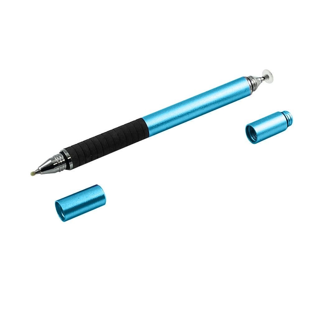 Стилус емкостный, высокоточный, Jot Pro, с капиллярной ручкой, алюминиевый, голубой
