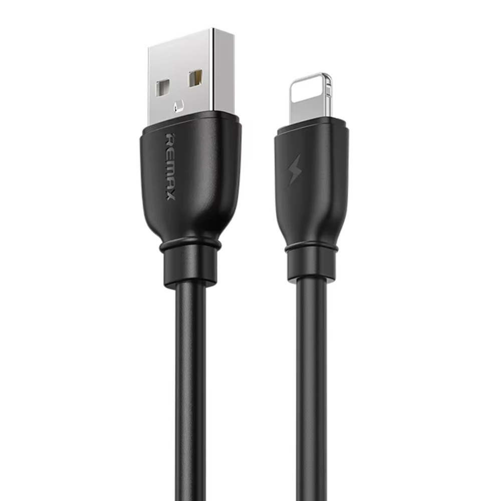 USB-кабель Remax RC-138i, Lightning, 2.4 А, 100 см, чорний