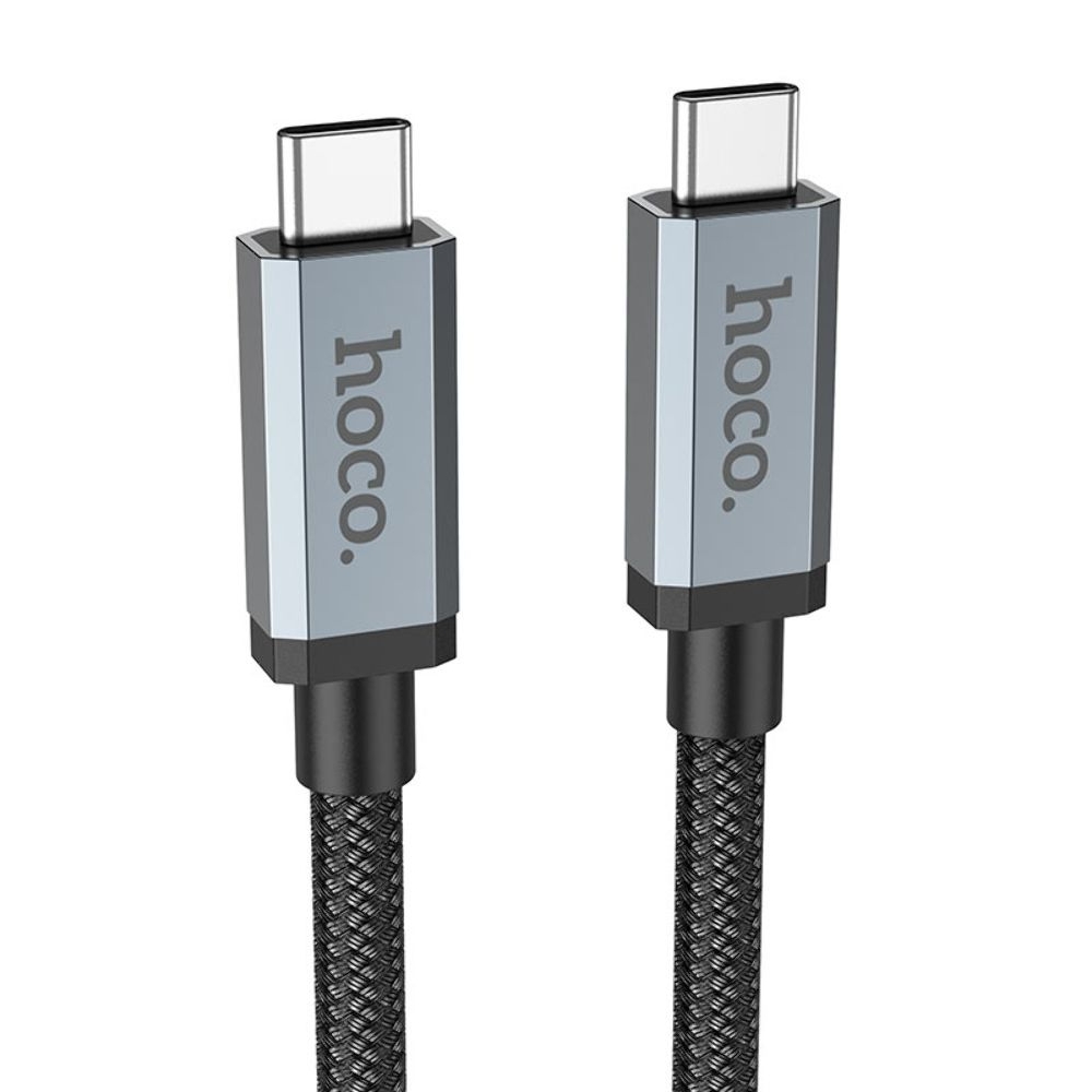 USB-кабель Hoco US06, Type-C на Type-C, Power Delivery (100 Вт), 100 см, черный