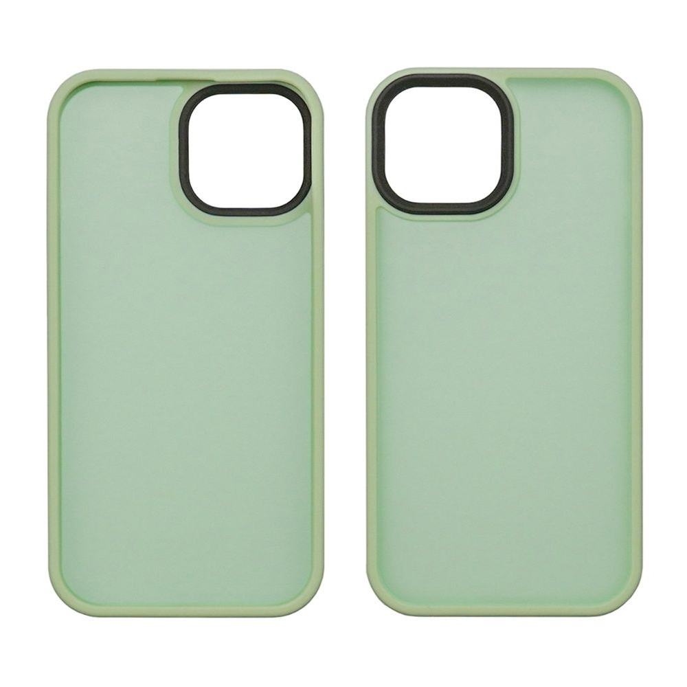 Чехол Сolor Protective Frame Apple iPhone 12, iPhone 12 Pro, зеленый, Люкс