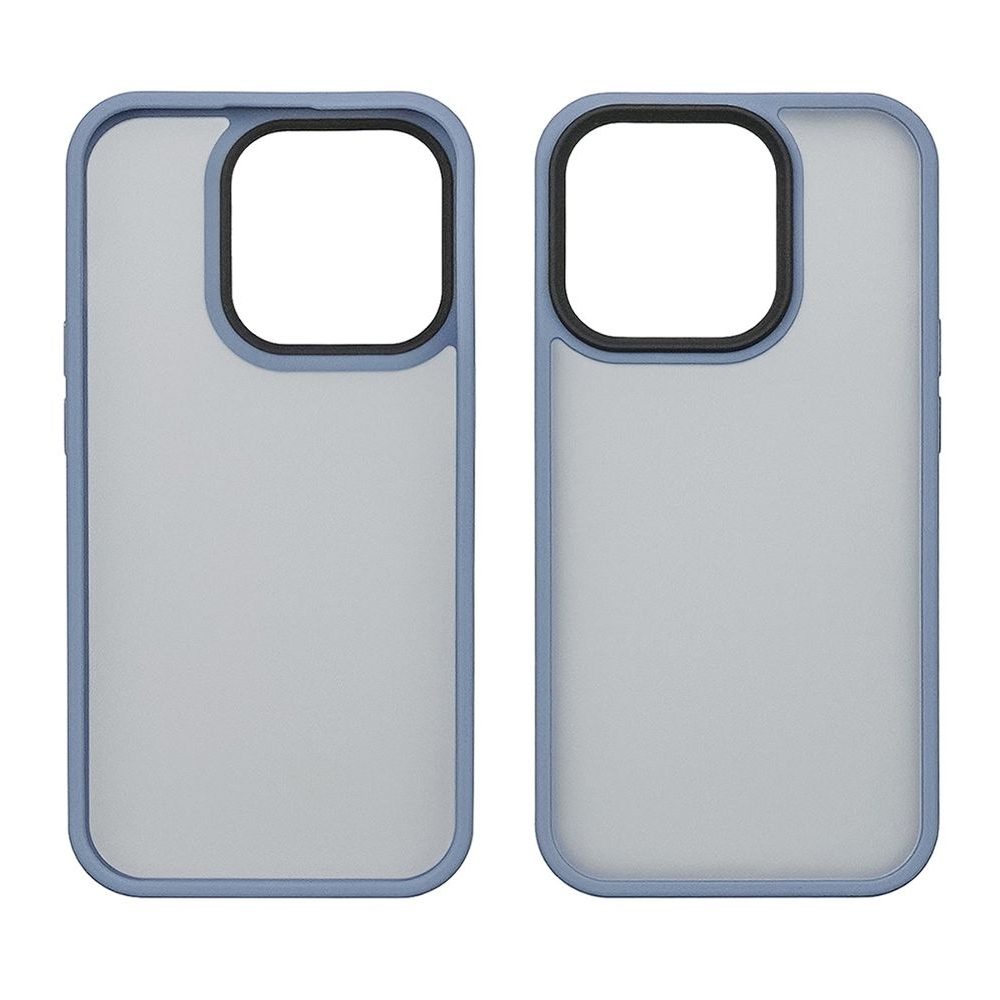 Чехол Сolor Protective Frame Apple iPhone 13 Pro Max, синий, Люкс