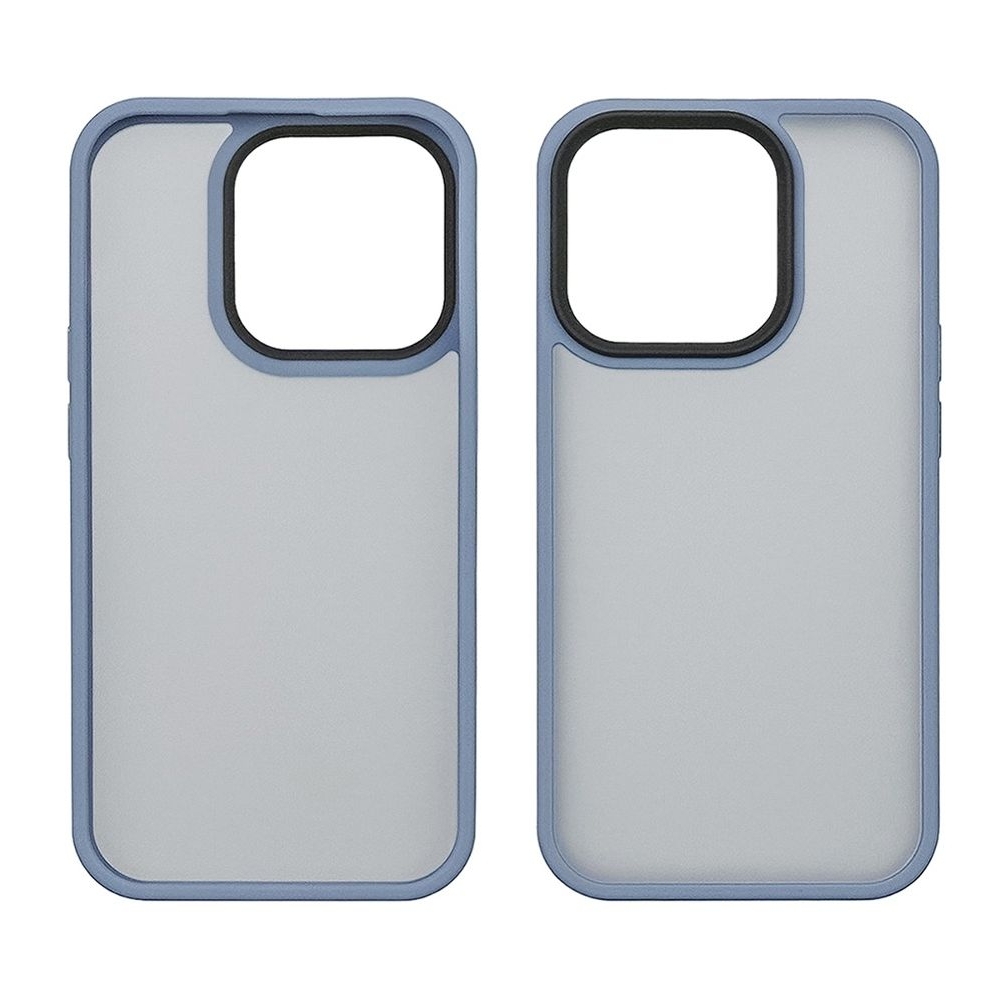 Чехол Сolor Protective Frame Apple iPhone 13 Pro, синій, Люкс