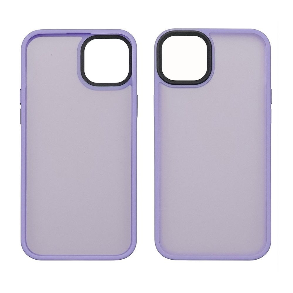 Чехол Сolor Protective Frame Apple iPhone 14 Pro Max, фиолетовый, Люкс