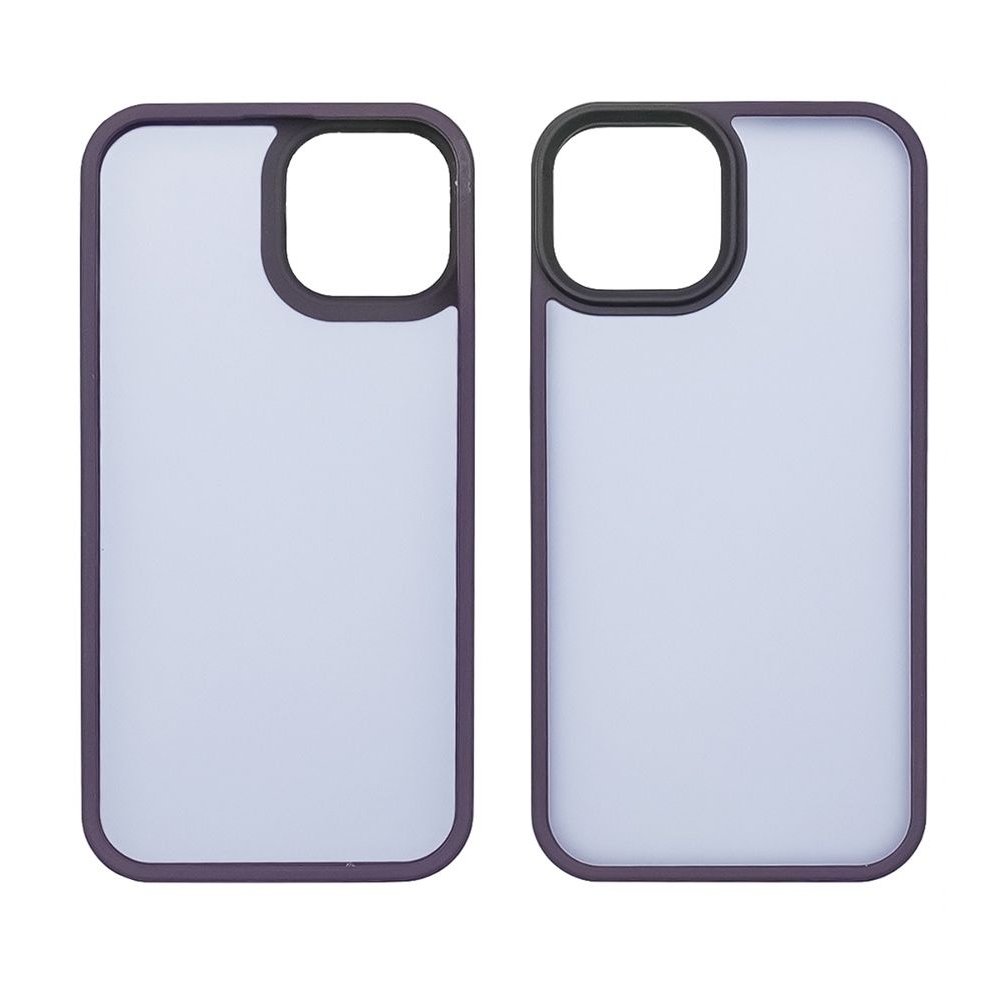 Чехол Сolor Protective Frame Apple iPhone 14 Pro Max, фиолетовый, Люкс