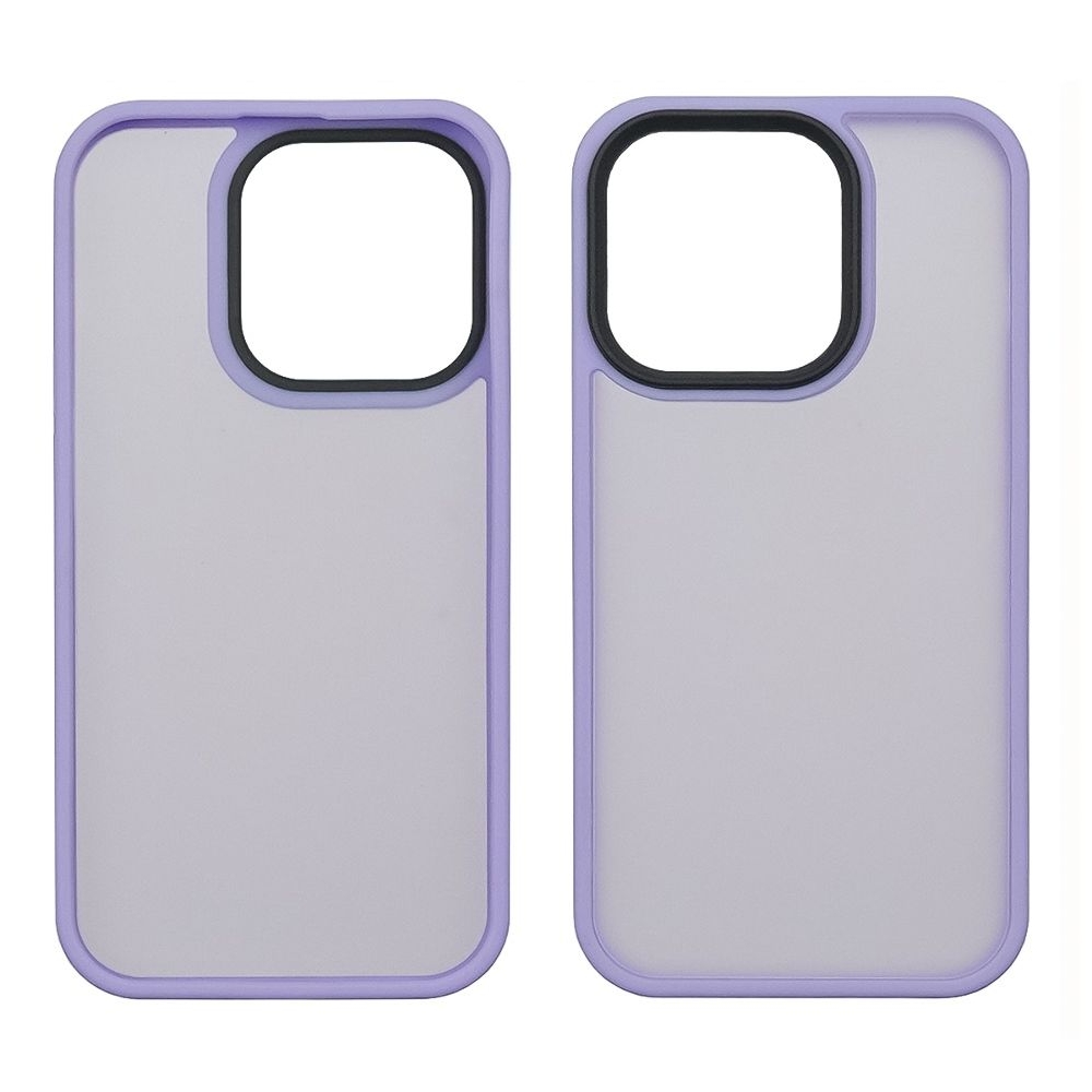 Чехол Сolor Protective Frame Apple iPhone 14 Pro, фиолетовый, Люкс