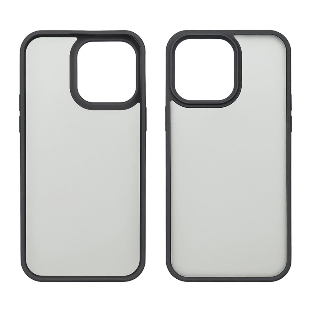 Чехол Сolor Protective Frame Apple iPhone 14 Pro, черный, Люкс