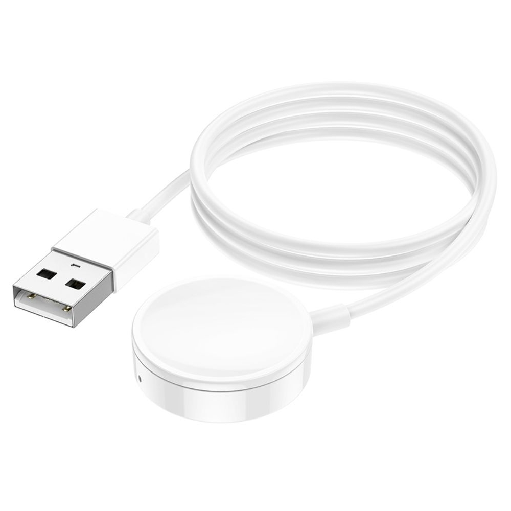 USB-кабель для смарт часов Hoco Y12 Ultra, магнитный, белый