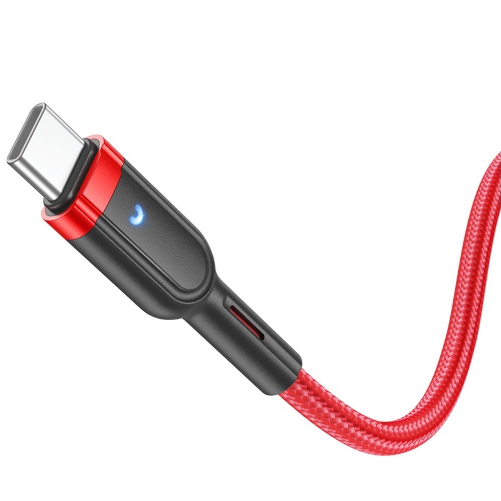 USB-кабель Hoco U117, USB на Type-C, 120 см, красный