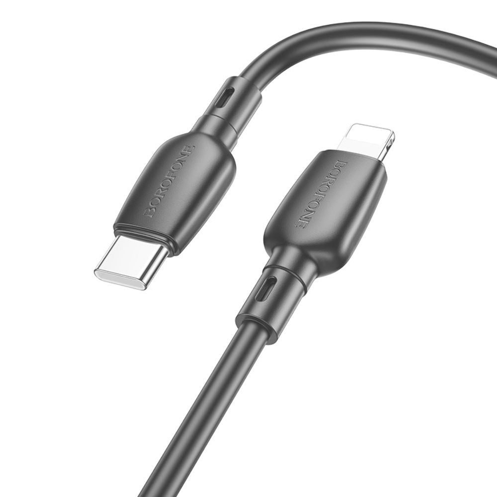 USB-кабель Borofone BX93, Type-C на Lightning, 100 см, черный