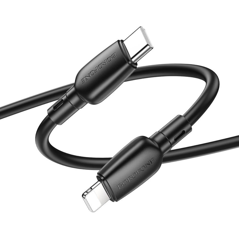USB-кабель Borofone BX93, Type-C на Lightning, 100 см, чорний