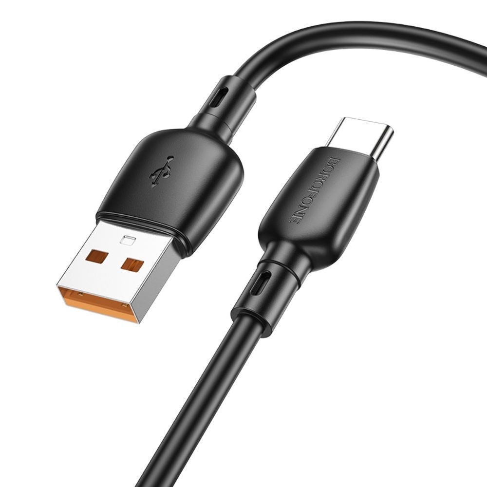 USB-кабель Borofone BX93, USB на Type-C, Power Delivery (100 Вт), 100 см, чорний