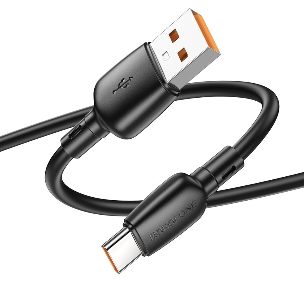 USB-кабель Borofone BX93, USB на Type-C, Power Delivery (100 Вт), 100 см, черный