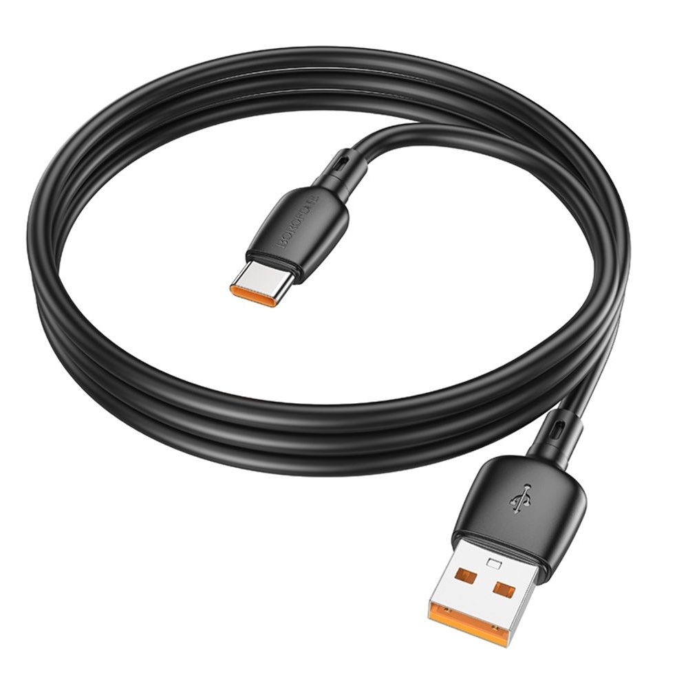 USB-кабель Borofone BX93, USB на Type-C, Power Delivery (100 Вт), 100 см, черный