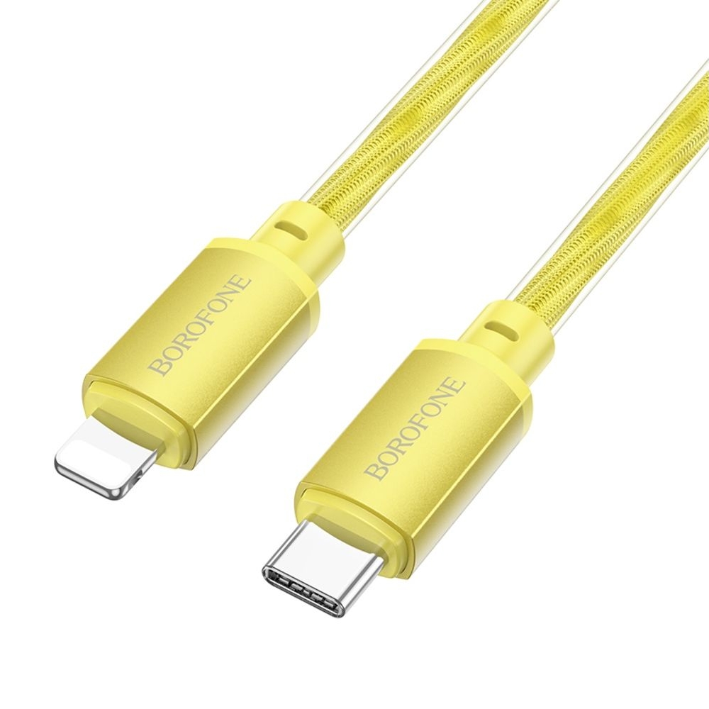 USB-кабель Borofone BX95, Type-C на Lightning, 100 см, золотистий