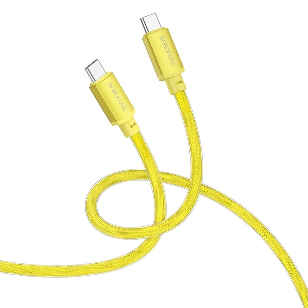 USB-кабель Borofone BX95, Type-C на Type-C, Power Delivery (60 Вт), 100 см, золотистий