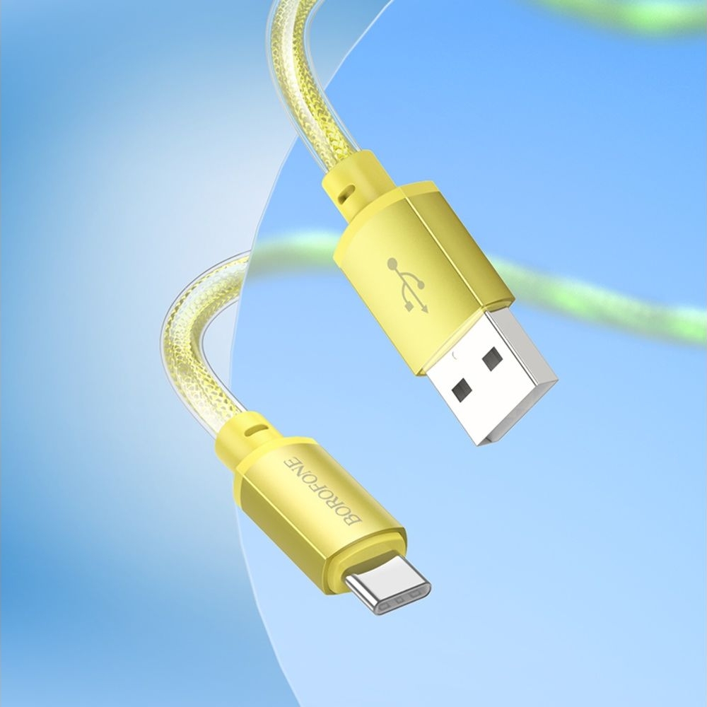 USB-кабель Borofone BX95, USB на Type-C, 100 см, золотистий