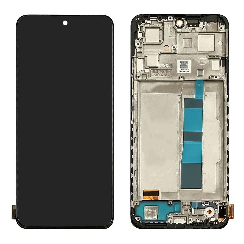 Дисплей Xiaomi Redmi Note 12 4G, 23021RAAEG, 23021RAA2Y, 23027RAD4I, 23028RA60L, черный | с тачскрином | с передней панелью | High Copy, IPS | дисплейный модуль, экран