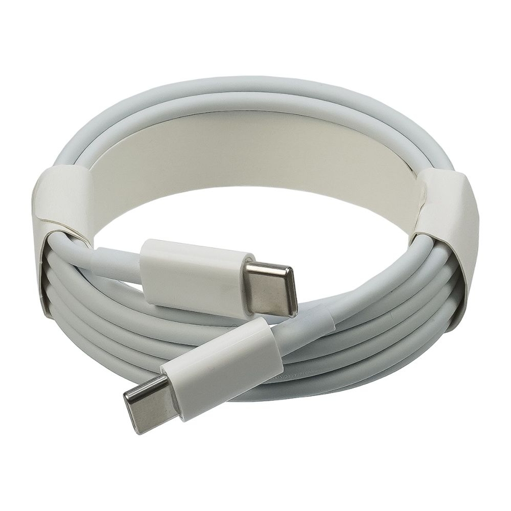 USB-кабель, Type-C на Type-C, 100 см, білий