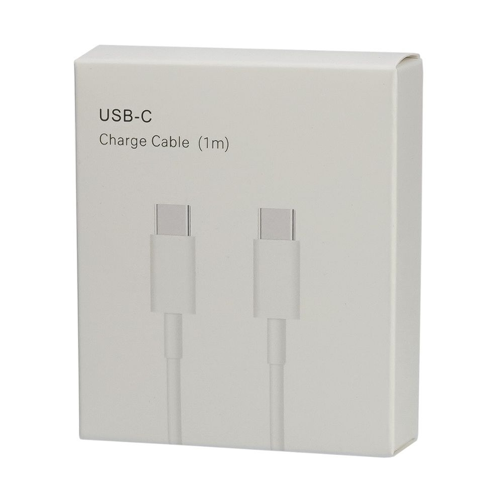 USB-кабель, Type-C на Type-C, 100 см, белый