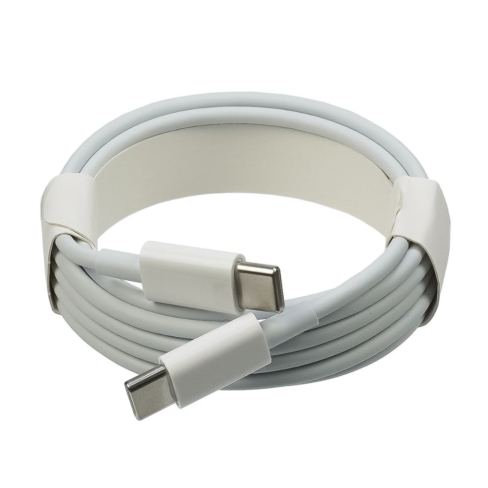 USB-кабель, Type-C на Type-C, 200 см, білий