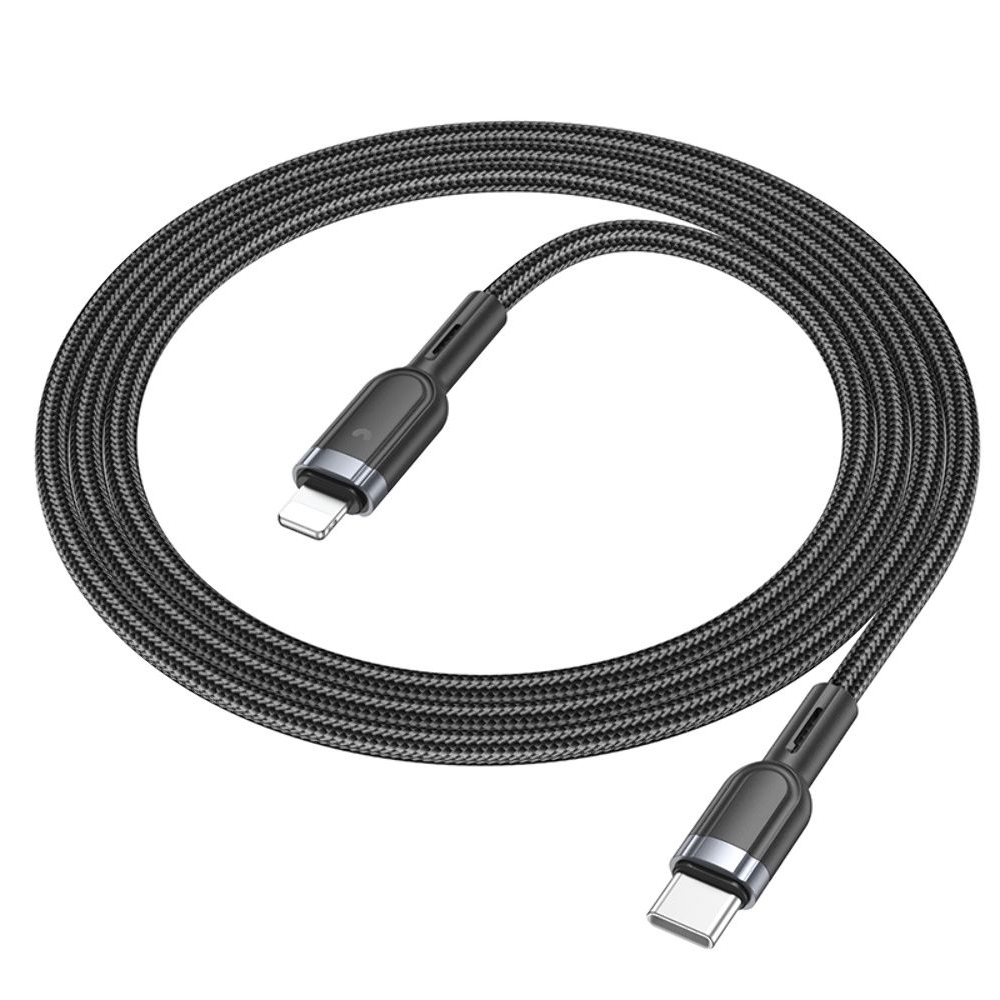 USB-кабель Hoco U117, Type-C на Lightning, 120 см, черный