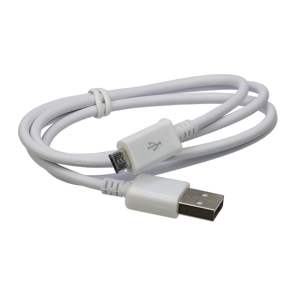 USB-кабель Micro-USB, 1 А, 100 см, белый