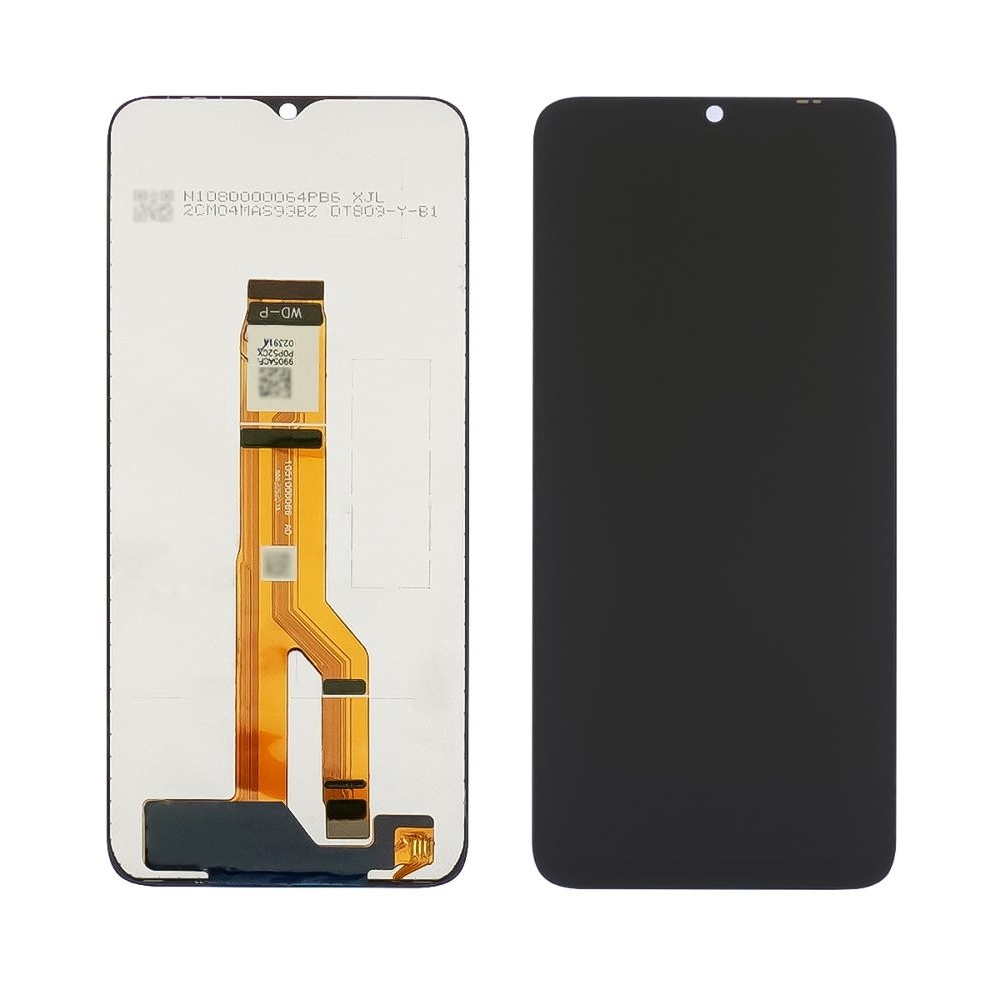Дисплей Huawei Honor X6a, черный | с тачскрином | Original (PRC) | дисплейный модуль, экран, монитор